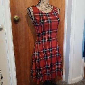Super Soft and Lightweight See You Monday Red Plaid Dress